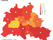 Vorlage Deutschland Berlin - Bezirke